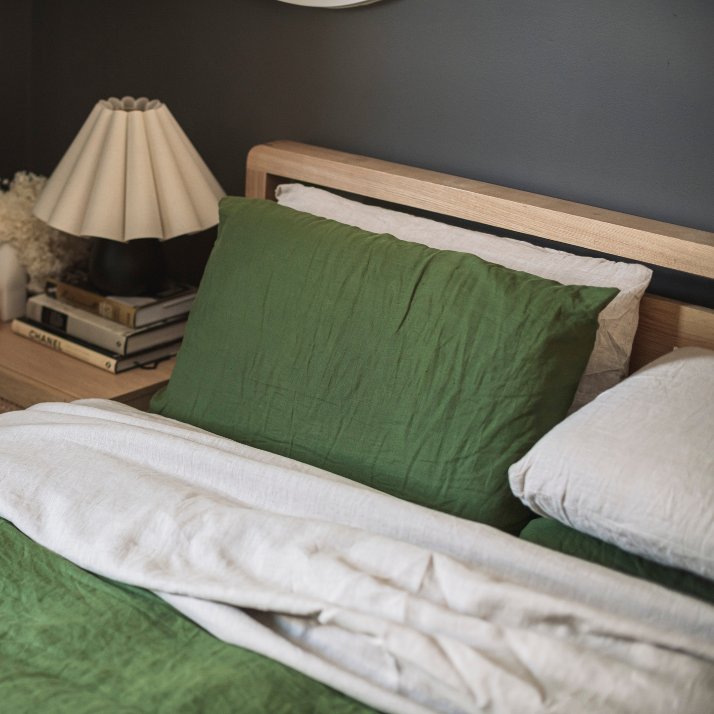 Standard Pillowcase Pair in Green