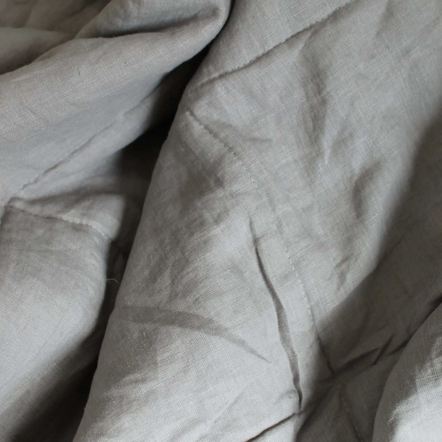 Ash Grey Quilted Blanket