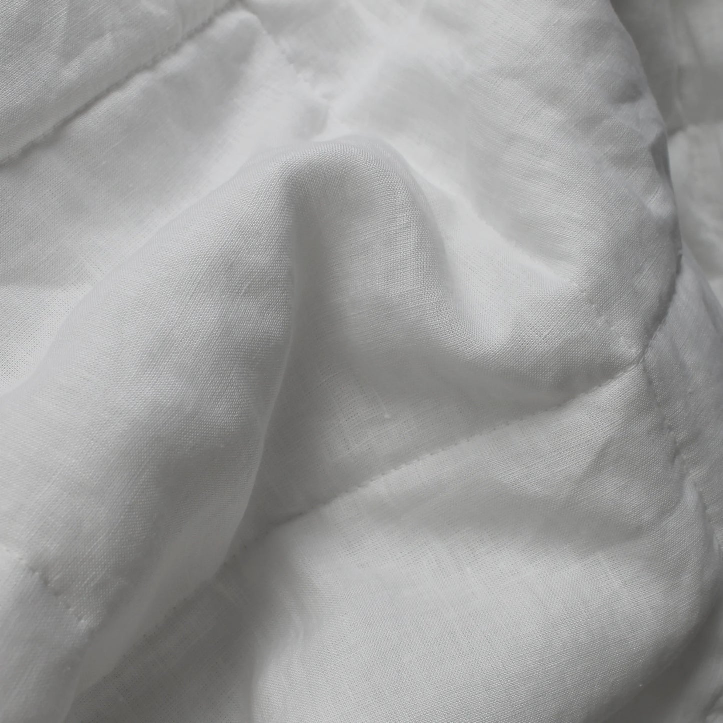 Snow White Quilted Blanket