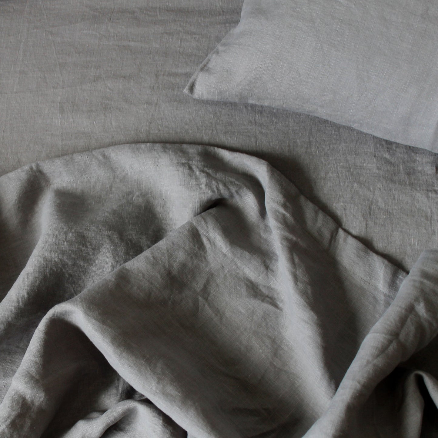 100% Hemp Flat Sheet in Ash | Outlet 60% Off