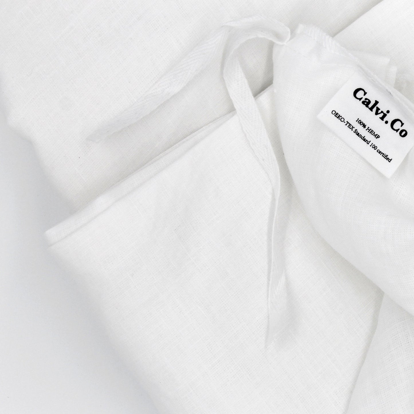 duvet quilt cover set in pure hemp linen white fabric with internal doona ties