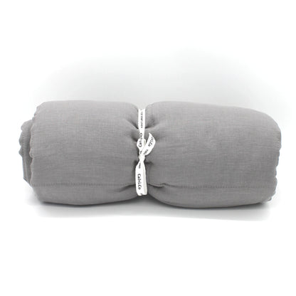 100% Hemp Quilted Blanket in Ash | Outlet 50% Off